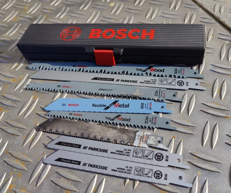 Hộp đựng lưỡi cưa kiếm (Reciprocating Saw Blades) / Säbelsägeblätter-Box - Image 1