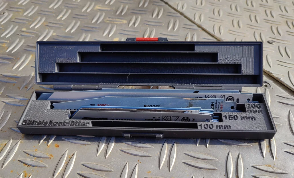 Hộp đựng lưỡi cưa kiếm (Reciprocating Saw Blades) / Säbelsägeblätter-Box - Image 4