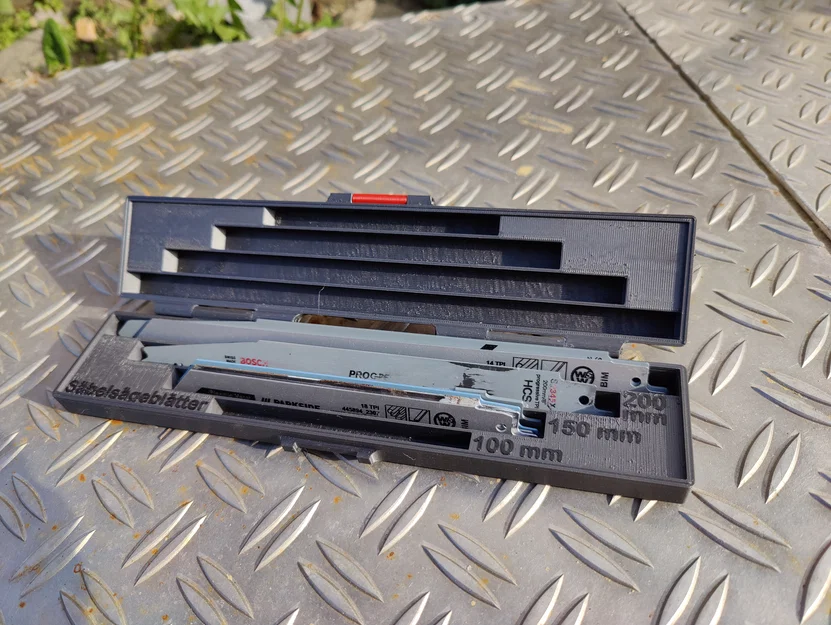 Hộp đựng lưỡi cưa kiếm (Reciprocating Saw Blades) / Säbelsägeblätter-Box - Image 5