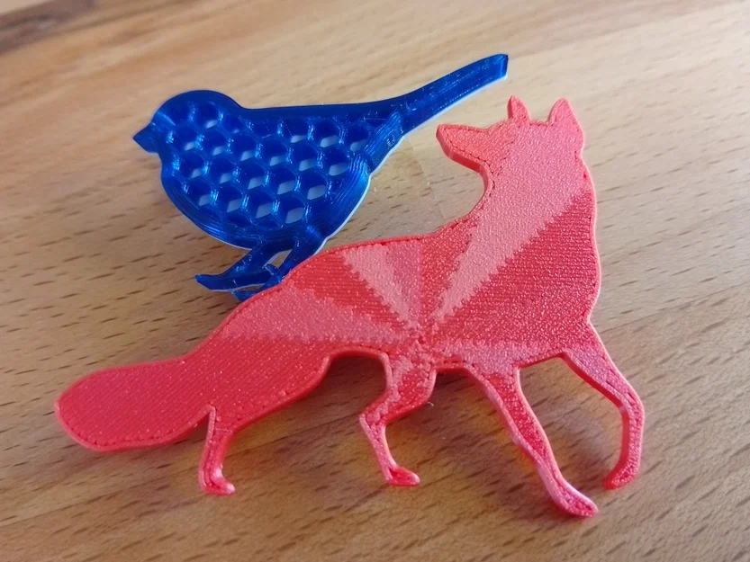 Mẫu in 3D ghim cài áo hình chim (Bird Brooch) nhỏ xinh - Image 2