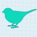 Mẫu in 3D ghim cài áo hình chim (Bird Brooch) nhỏ xinh - Thumbnail 3