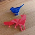 Mẫu in 3D ghim cài áo hình chim (Bird Brooch) nhỏ xinh - Thumbnail 4