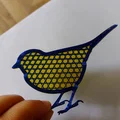 Mẫu in 3D ghim cài áo hình chim (Bird Brooch) nhỏ xinh - Thumbnail 6