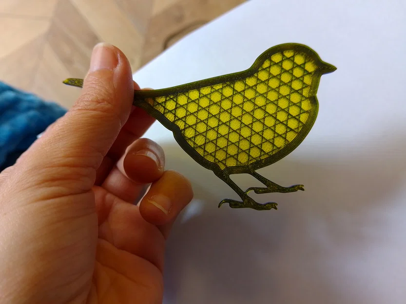 Mẫu in 3D ghim cài áo hình chim (Bird Brooch) nhỏ xinh - Image 7