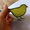 Mẫu in 3D ghim cài áo hình chim (Bird Brooch) nhỏ xinh - Thumbnail 7