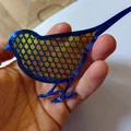 Mẫu in 3D ghim cài áo hình chim (Bird Brooch) nhỏ xinh - Thumbnail 8