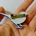 Mẫu in 3D ghim cài áo hình chim (Bird Brooch) nhỏ xinh - Thumbnail 10