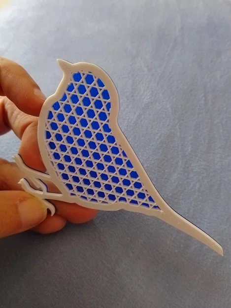 Mẫu in 3D ghim cài áo hình chim (Bird Brooch) nhỏ xinh - Image 11