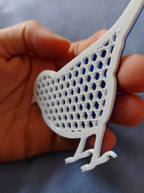 Mẫu in 3D ghim cài áo hình chim (Bird Brooch) nhỏ xinh - Image 12