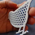 Mẫu in 3D ghim cài áo hình chim (Bird Brooch) nhỏ xinh - Thumbnail 12
