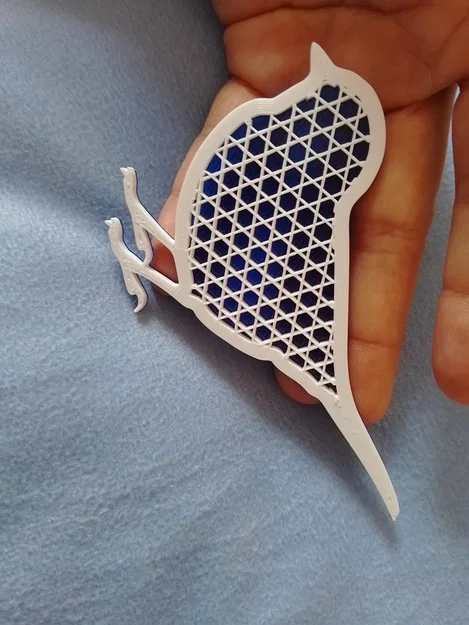 Mẫu in 3D ghim cài áo hình chim (Bird Brooch) nhỏ xinh - Image 13