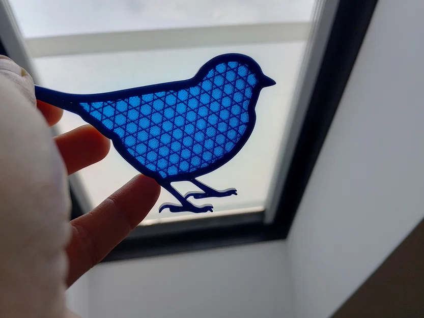 Mẫu in 3D ghim cài áo hình chim (Bird Brooch) nhỏ xinh - Image 14