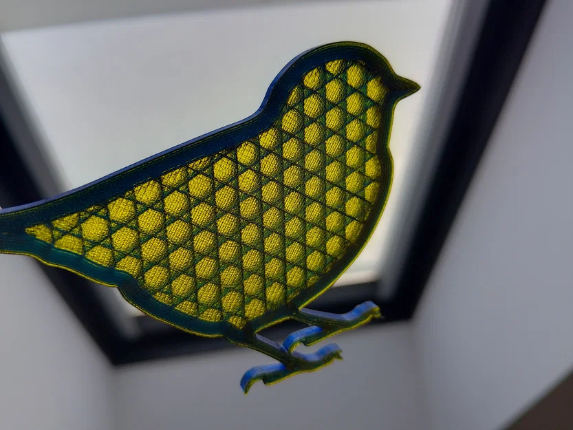 Mẫu in 3D ghim cài áo hình chim (Bird Brooch) nhỏ xinh - Image 15
