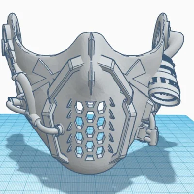 Mặt nạ Wasteland Raider: Phụ kiện Cosplay phong cách hậu tận thế