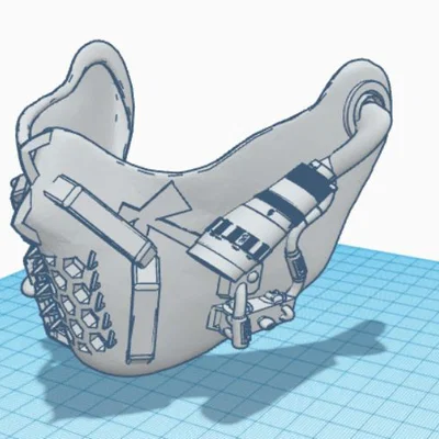 Mặt nạ Wasteland Raider: Phụ kiện Cosplay phong cách hậu tận thế