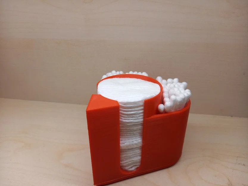 Khay đựng bông tẩy trang và tăm bông hình trái tim 3D tiện lợi - Image 4