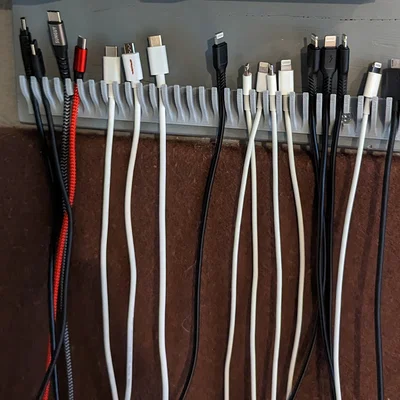 Giá Treo Dây Cáp USB Thông Minh 3 Kích Thước (In 3D)