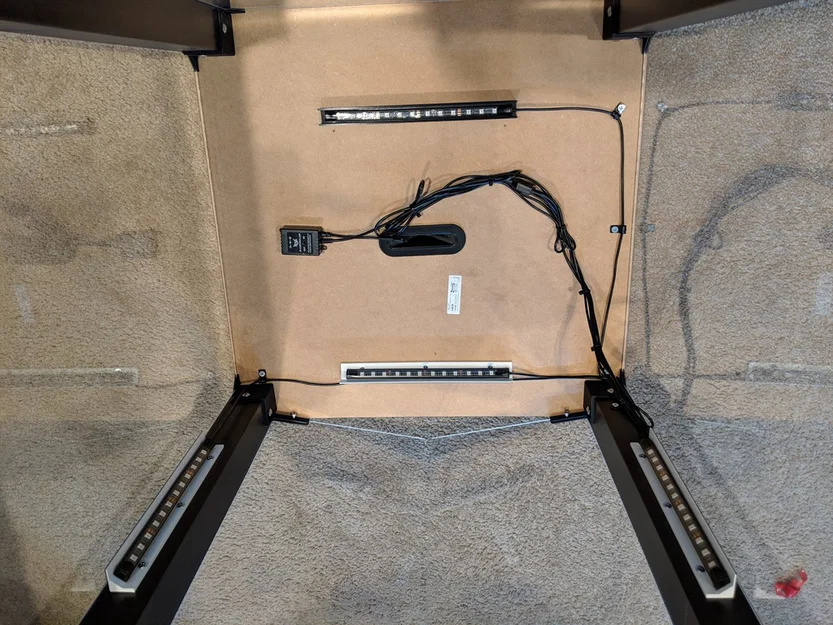 Reflector đèn LED strip cho IKEA Lack Enclosure (hoặc loại khác) - Image 1