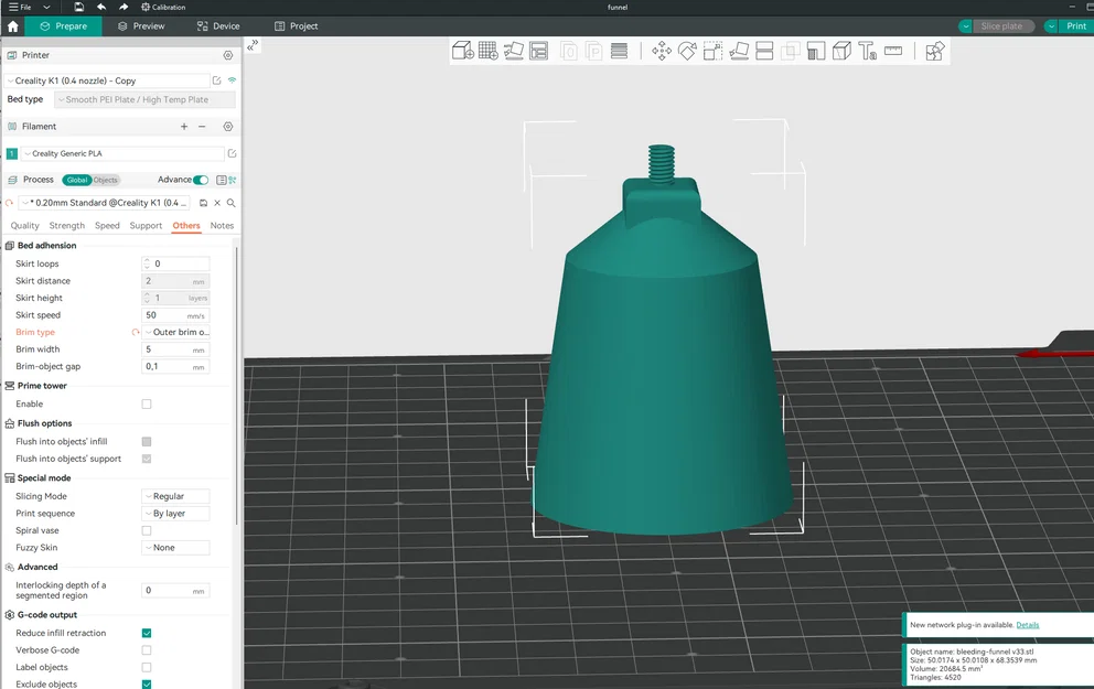 Phễu xả gió M5 cho thắng dầu Shimano - Image 2