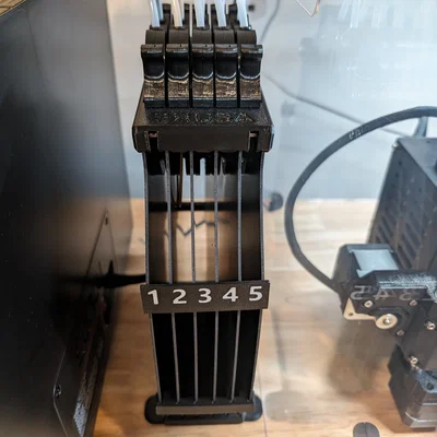 Khay đánh số 1-5 cho bộ đệm dọc MMU3 (Vertical Buffer) cực tiện lợi