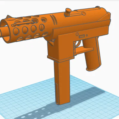 Mô hình súng Tec-9 (CSGO) - File in 3D chi tiết cho game thủ