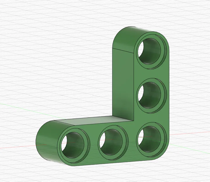 Dầm góc 90° LEGO Technic tương thích (Angular Beam 90 degr.) - Image 2