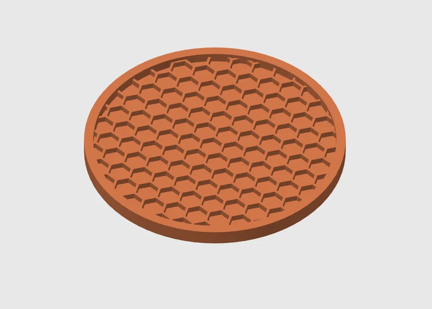 Miếng lót cốc 3D họa tiết tổ ong sang trọng và tiện dụng - Image 1