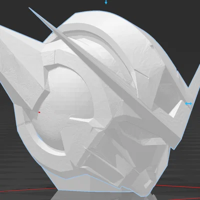Mẫu đầu Gundam cho Dummy 13 - Phụ kiện tùy chỉnh 3D cực ngầu