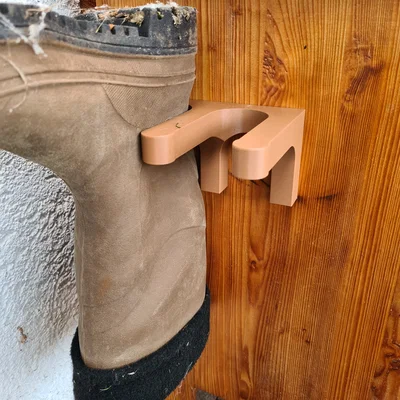 Giá treo ủng gắn tường 3D thông minh - Giải pháp để giày dép gọn gàng