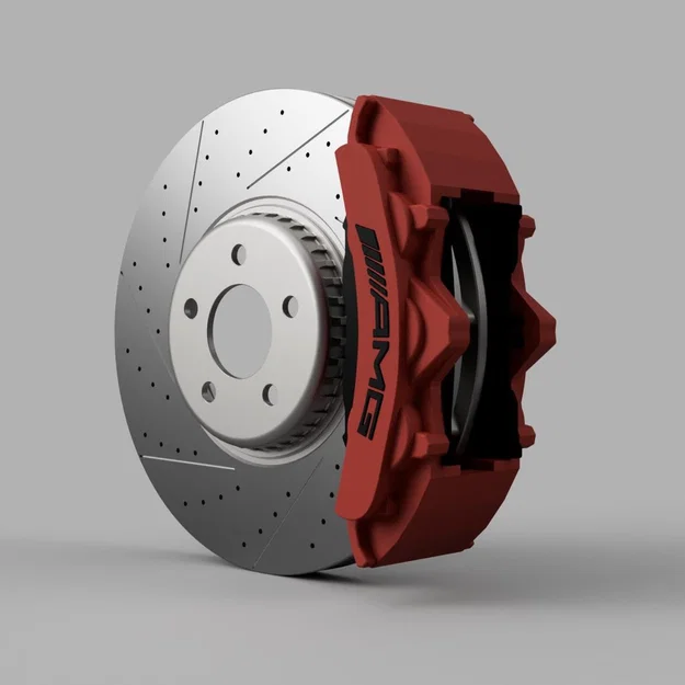 Cùm phanh AMG Brembo (AMG Brembo Brake Caliper) cho đĩa 360mm - Image 1