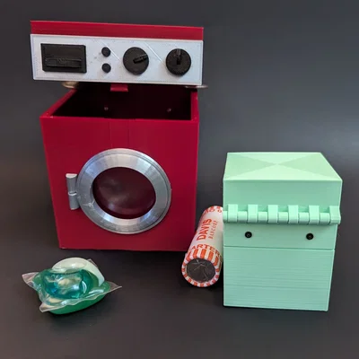 Hộp đựng dạng máy giặt (Washing Machine Box Container)