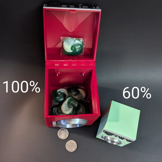 Hộp đựng dạng máy giặt (Washing Machine Box Container) - Image 3