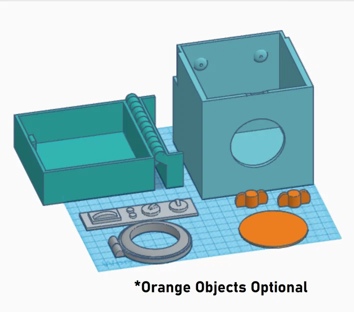 Hộp đựng dạng máy giặt (Washing Machine Box Container) - Image 7