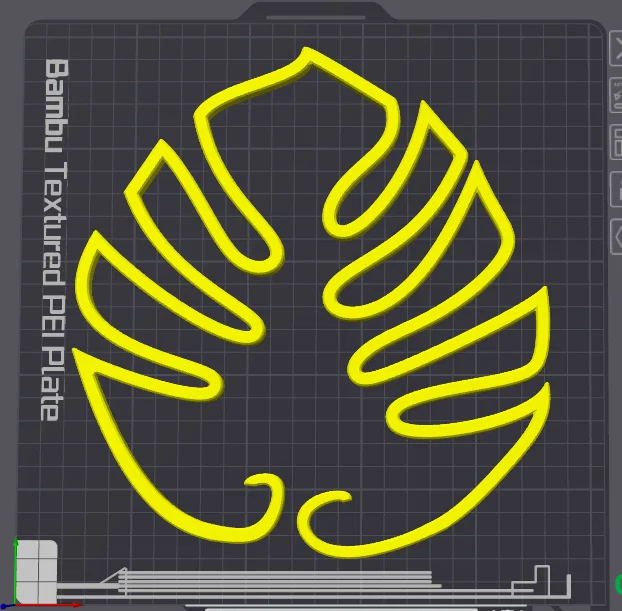 V2 Cọc đỡ cây Monstera dạng hình lá - Image 2