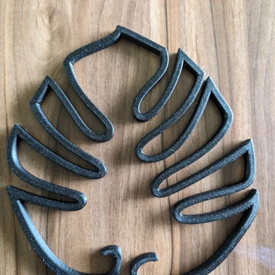 V2 Cọc đỡ cây Monstera dạng hình lá