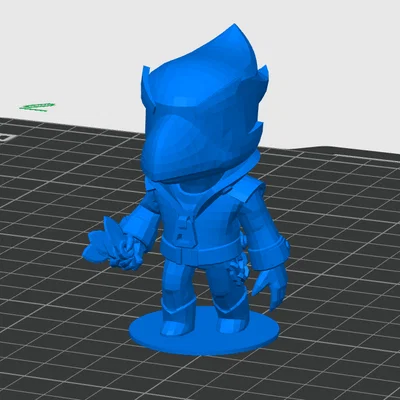Mô hình Crow Brawl Stars có đế trưng bày - Bản in 3D chất lượng