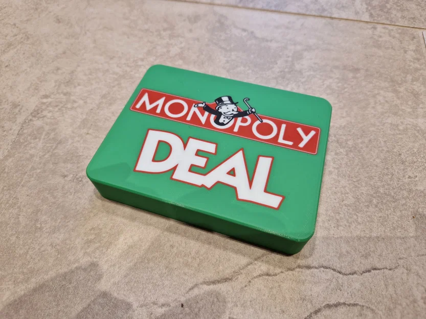 Hộp đựng bài Monopoly Deal in 3D: Gọn gàng và bền bỉ - Image 1