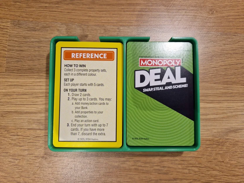 Hộp đựng bài Monopoly Deal in 3D: Gọn gàng và bền bỉ - Image 2