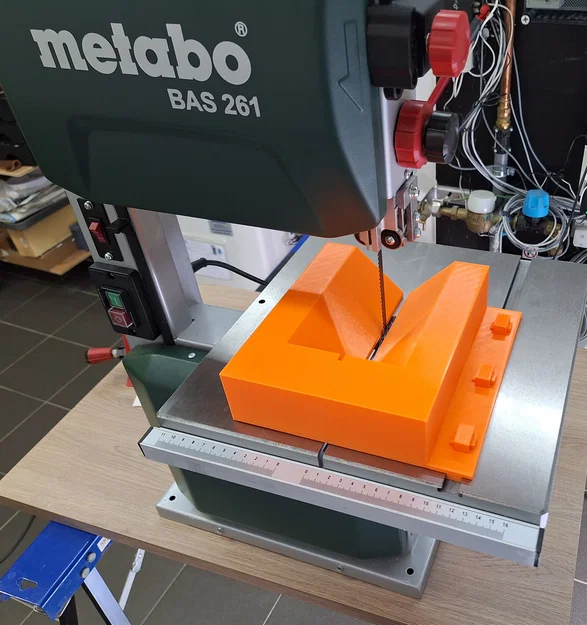 Phụ kiện band saw: 45° sled (cutting jig) cho Metabo BAS 261 - Image 2