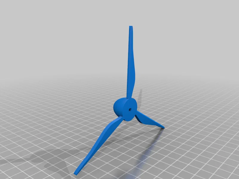 Mô hình tua-bin gió (Wind turbine model / Windrad Modell) - Image 6