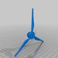 Mô hình tua-bin gió (Wind turbine model / Windrad Modell) - Thumbnail 6