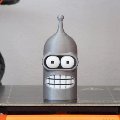 Mô hình Bender từ Futurama - Phiên bản in 3D đa vật liệu cực chất