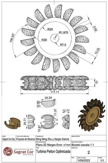 Dự án Generator dùng Bánh công tác Tua-bin Pelton - Image 11