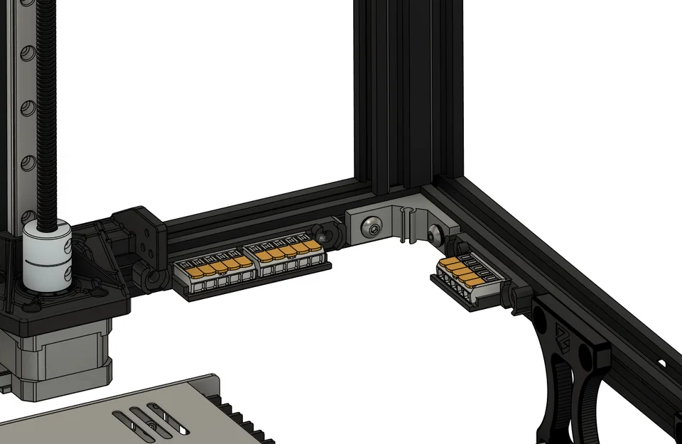 Ngàm gắn WAGO 221-415 cho khung nhôm máy in 3D Voron, Mercury - Image 1