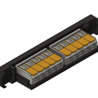 Ngàm gắn WAGO 221-415 cho khung nhôm máy in 3D Voron, Mercury