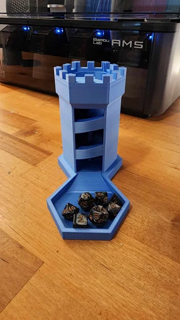 Tháp Xúc Xắc Mini Đơn Giản (Simple Micro Dice Tower) - Image 1