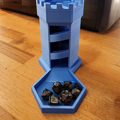 Tháp Xúc Xắc Mini Đơn Giản (Simple Micro Dice Tower)