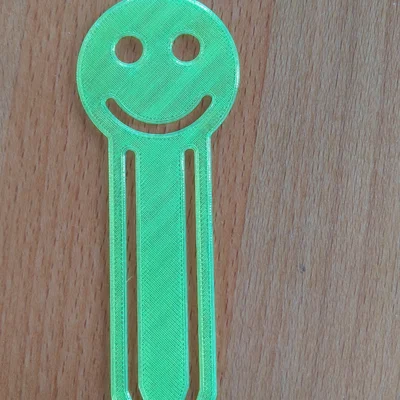 Kẹp sách Smiley (Smiley bookmark) - Mẫu in 3D dễ thương cho người yêu sách