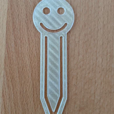 Kẹp sách Smiley (Smiley bookmark) - Mẫu in 3D dễ thương cho người yêu sách