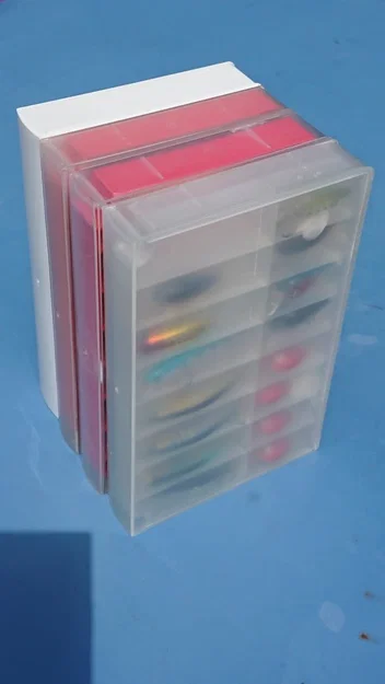 Hộp ngăn đựng đồ nhỏ từ vỏ băng VHS (mồi câu & linh tinh) - Image 4